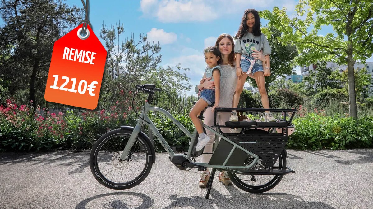 Amst_Air's tweet photo. Remises de folie sur 3 vélos #longtail de la marque française DOUZE Cycles : Le LT 2B, le LT 2S et le Peugeot e-Longtail. 

Ils sont tous équipés d'un moteur pédalier et livrés avec 3 accessoires inclus.

RDV ici pour en profiter : https://t.co/352gGeDfPa https://t.co/dVhtKdDEuf