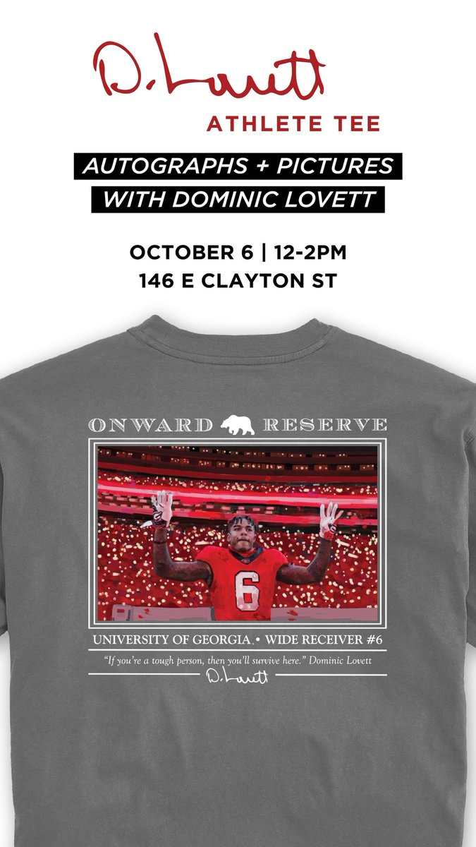 Looking forward to seeing everyone Sunday! #GoDawgs