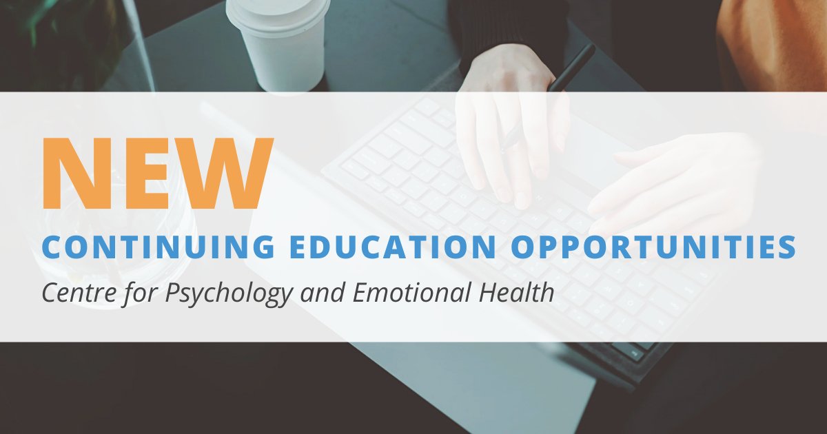 Calling SW's searching for professional development opportunities📢
The Centre for Psychology and Emotional Health offers various courses/workshops. NBASW members can access 20% off some trainings!
Check your emails for details &amp; see more opportunities at cpeh.ca