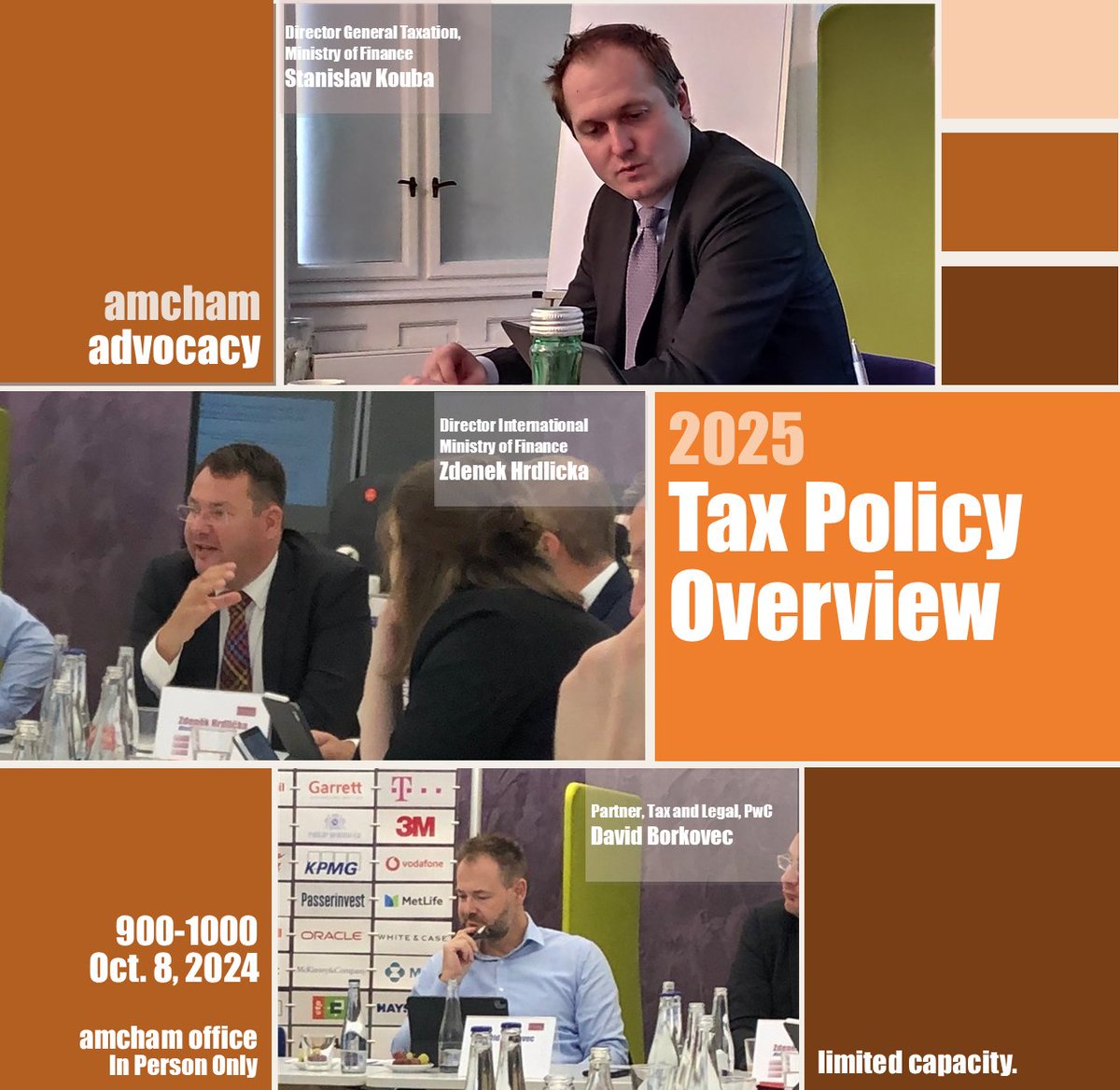 AmCham CZ (@amchamcz) on Twitter photo Looking forward to #AmChamTaxPolicyOutlook >> our annual overview & discussion with <a href="/MinFinCZ/">Ministerstvo financí ČR</a> moderated by #AmChamTaxCommittee Chair <a href="/DavidBorkovec/">David Borkovec</a> <a href="/PwC_CR/">PwC Česká republika</a>. Looking forward to #AmChamTaxPolicyOutlook >> our annual overview & discussion with <a href="/MinFinCZ/">Ministerstvo financí ČR</a> moderated by #AmChamTaxCommittee Chair <a href="/DavidBorkovec/">David Borkovec</a> <a href="/PwC_CR/">PwC Česká republika</a>.