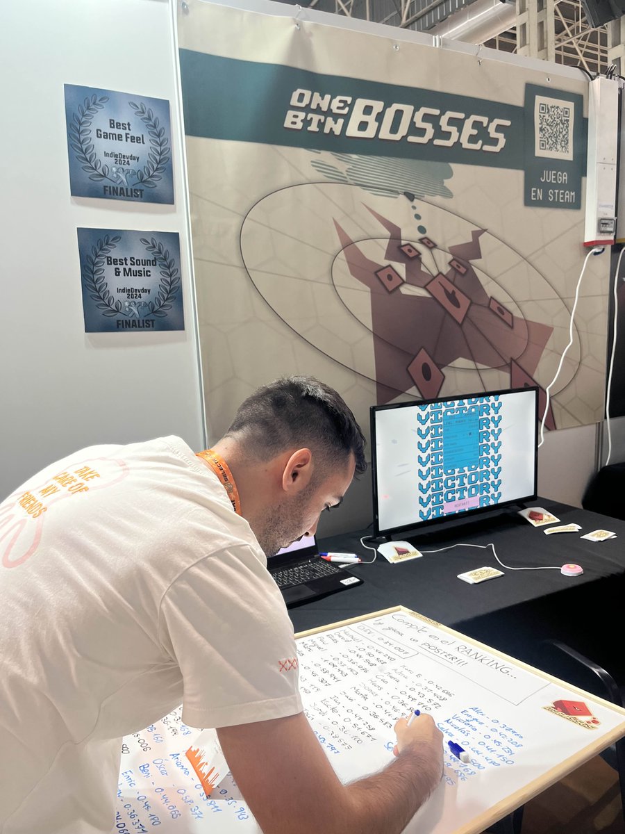 Didn't have the time to fully recover from IndieDevDay, but honestly... what an event! Thank you very much to everybody that came to say hi and play a bit ❤
We were finalists for both "Best Game Feel" and "Best Sound &amp; Music"!!

Check out all the other amazing games on Steam ⬇