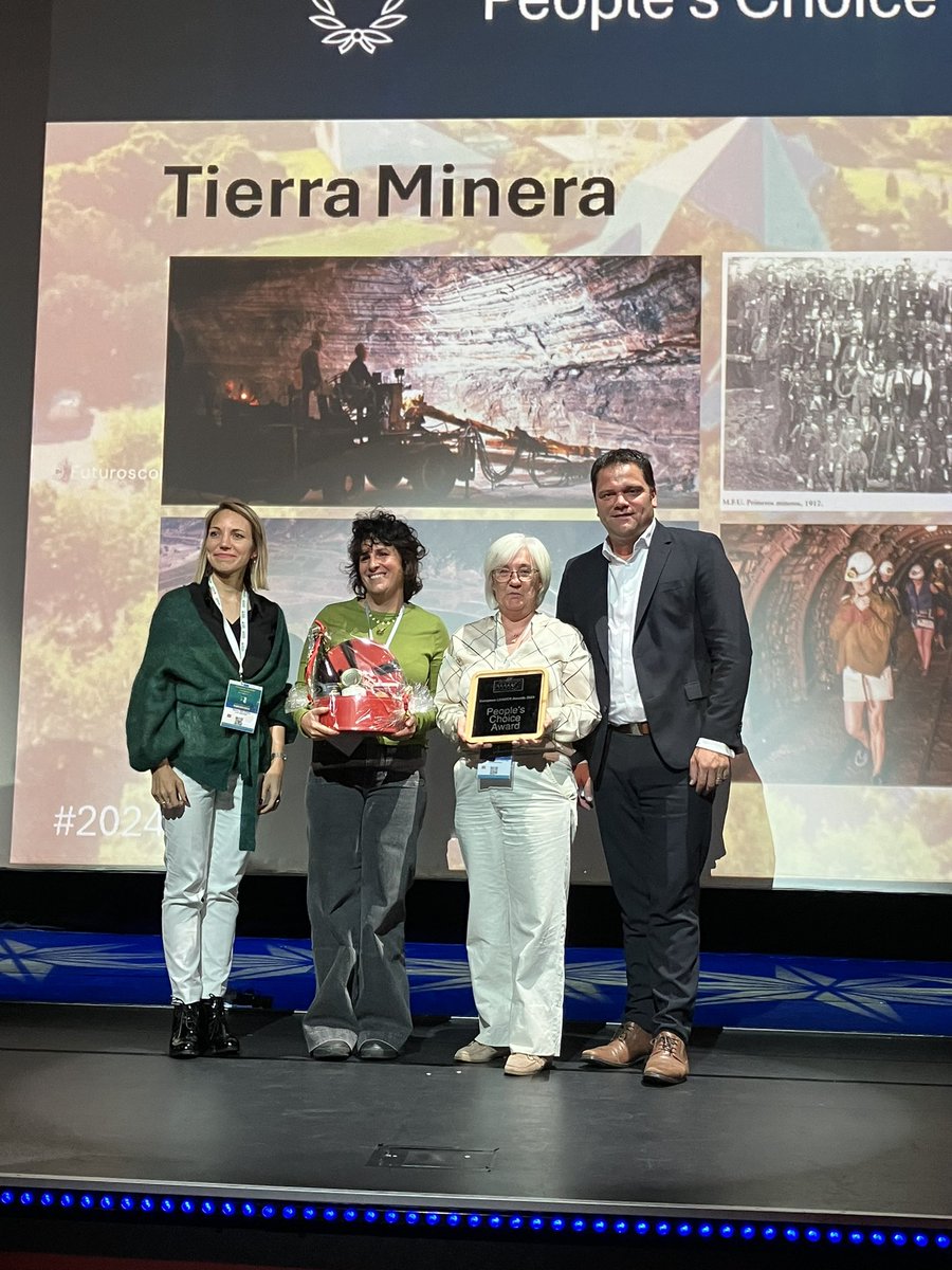 Remise des prix ELARD de la coopération LEADER 🏆

🏅Le prix du public avec 474 votes revient… :

Au projet Tierra Minera 👏👏

#europeanLEADERCongress