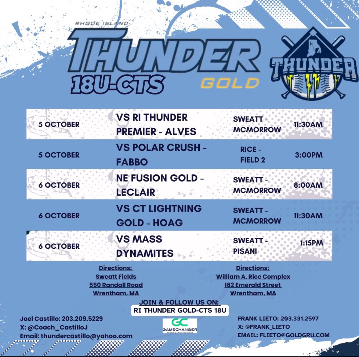Madison DeSombre 2026 (@mdesombre2026) on Twitter photo RHODE ISLAND TUNE UP SCHEDULE!! I can’t wait to be back on the field with my team. Come watch us play 🙌
<a href="/Coach_CastilloJ/">Coach Castillo</a> <a href="/Frank_Lieto/">Frank Lieto</a> RHODE ISLAND TUNE UP SCHEDULE!! I can’t wait to be back on the field with my team. Come watch us play 🙌
<a href="/Coach_CastilloJ/">Coach Castillo</a> <a href="/Frank_Lieto/">Frank Lieto</a>