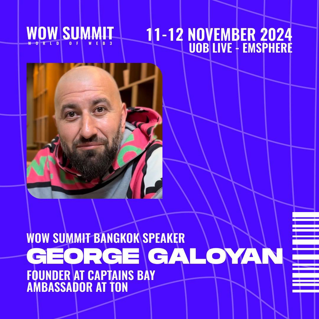 Happy to announce speaking at <a href="/WOWsummitWorld/">WOW Summit</a> in Bangkok, Thailand on 12th of November. 

Ticket promocode WOWSPEAKERS20 activates 20% off for both standard and VIP tickets: wowsummit.net/tickets/?utm_s…