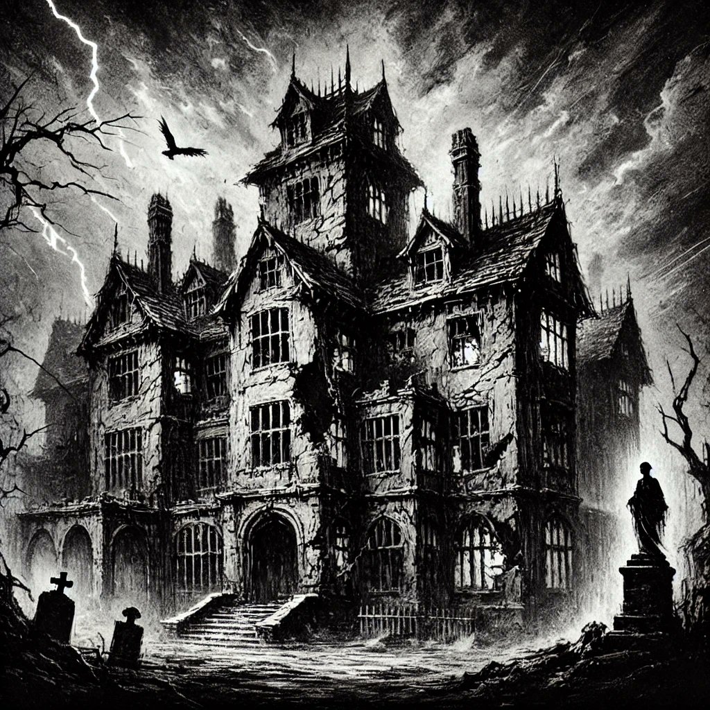 Edgar Allan Poe’s "The Fall of the House of Usher" (1839) is the ultimate Gothic horror classic! A spooky tale of a decaying family estate filled with madness and mystery. Perfect for fans of eerie vibes and dark, atmospheric storytelling. #BookologyThursday #31DaysofHaunting