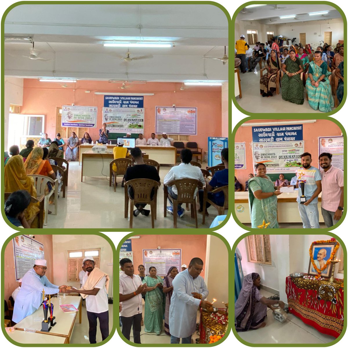 RaneshBaria's tweet photo. Swachhata Hi Seva 2024 campaign under Gram sabha and celebration of Gandhi Jayanti, organized by Saudwadi Gram Panchayat of Diu District. #SHS2024 #SwachhataHiSeva2024 #SwabhavSwachhata #SansakaarSwachhata @mopr_goi @MoJSDDWS @MoHUA_India https://t.co/8YeoCfAlMX