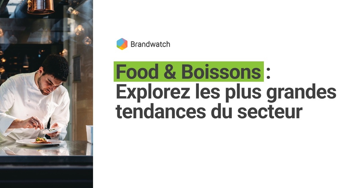 Le top 5 des hashtags les plus populaires dans le secteur de la nourriture et des boissons 🍽️☕ :

1️⃣ #travel
2️⃣ #food
3️⃣ #foodie
4️⃣ #vegan
5️⃣ #eat

Tout savoir sur les tendances de consommation food &amp; beverages en 2024 avec <a href="/BrandwatchFR/">Brandwatch FR</a> : blogdumoderateur.com/marketing-tend…