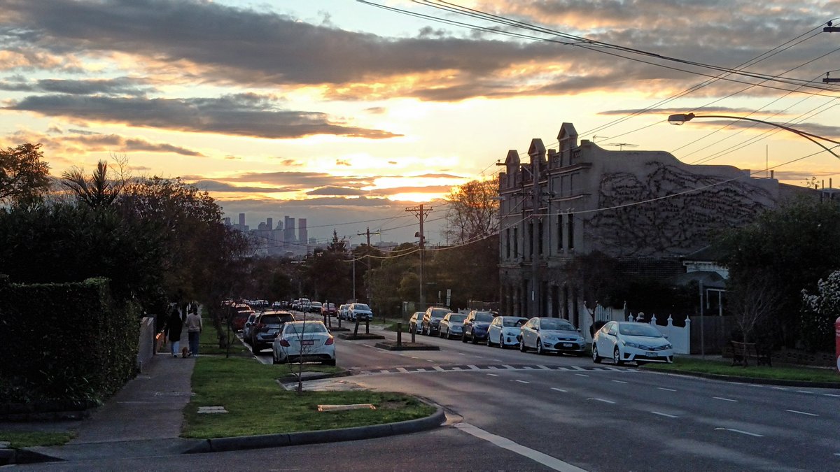 Victoria Road has never looked so serene in the evening