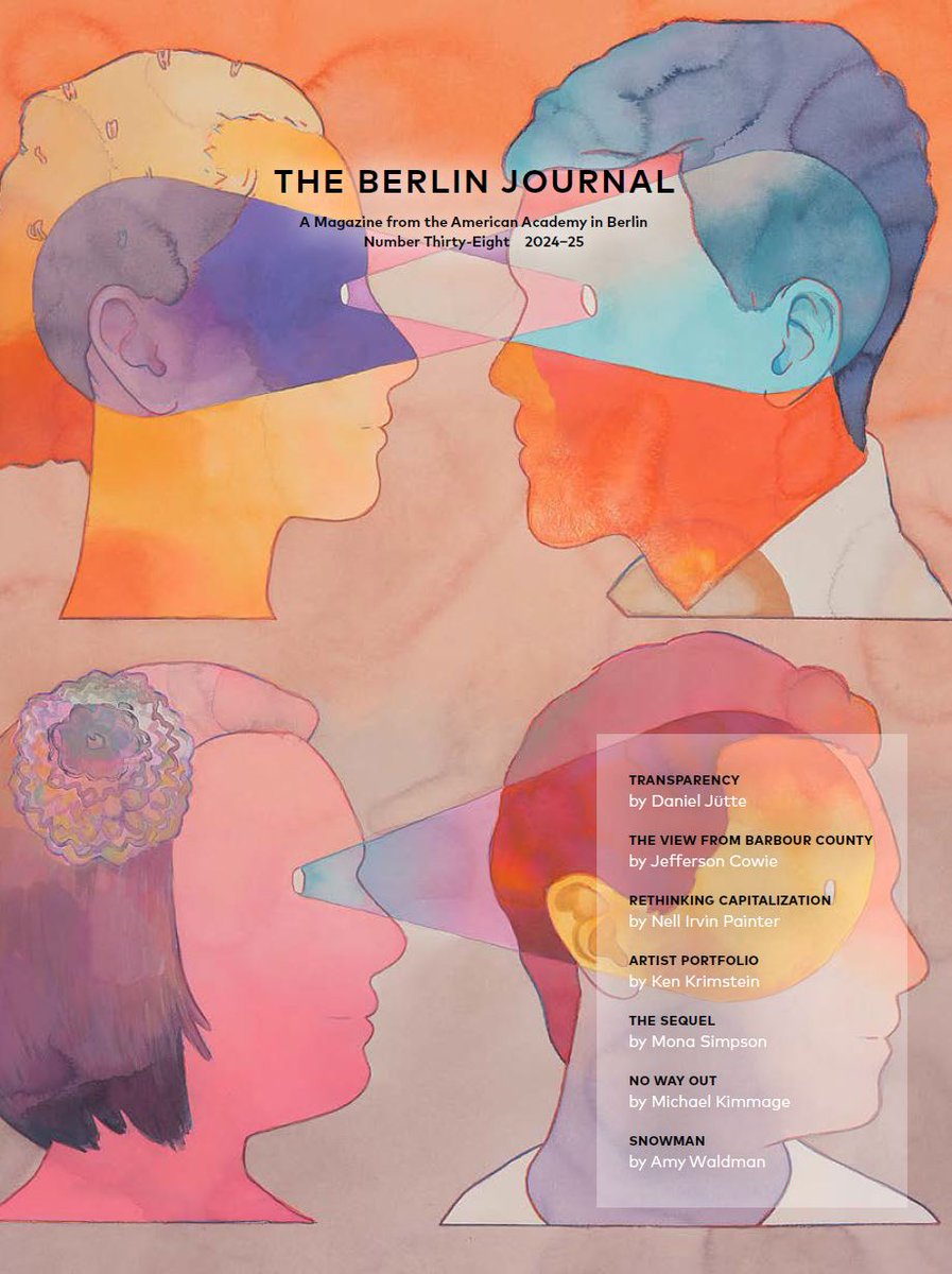 The new Berlin Journal has arrived, with articles, essays, fiction &amp; artwork by the 2024-25 class of fellows, on topics ranging from transparency &amp; political visibility, the disappearance of snow &amp; Russia's strategic blunder in Ukraine. Download for free: buff.ly/3N8lqsF