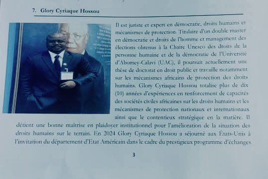Le 26 septembre 2024 à l’invitation de la <a href="/Fes_Benin/">Friedrich-Ebert-Stiftung Benin</a> à Cotonou, j’ai animé une communication sur "La lutte contre l’insécurité et l’extrémisme violent face à l’impératif de respect des droits humains".
