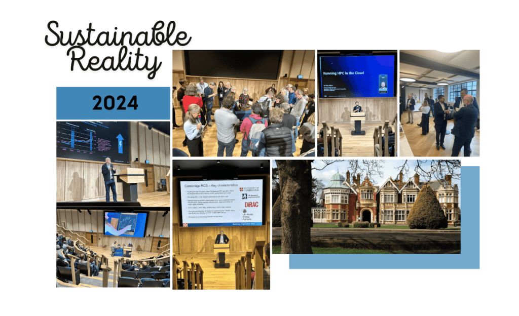 Exciting day at Sustainable Reality 2024! From cutting-edge innovations in HPC &amp; AI to hands-on with the WWII Enigma Machine at Bletchley Park, we’re driving sustainability &amp; inclusion forward. More: buff.ly/47NjAqK 

#HPC #Sustainability #MoveTheNeedle #AI