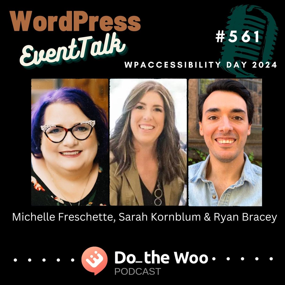 OpenChannelsFM's tweet photo. In today's WordPress Event Talk, guest host @michelleames has a conversation with @2DogsandaLaptop and Ryan Bracey about the upcoming @WPA11yDay. With all 3 of them being on the organizing team you will learn a lot about accessibility and the event. #a11y https://t.co/3djpYKdKR0 https://t.co/VRHycPCReQ