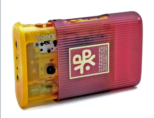 Sony YP-ES12 'Red Cherries' portable cassette player, 1995