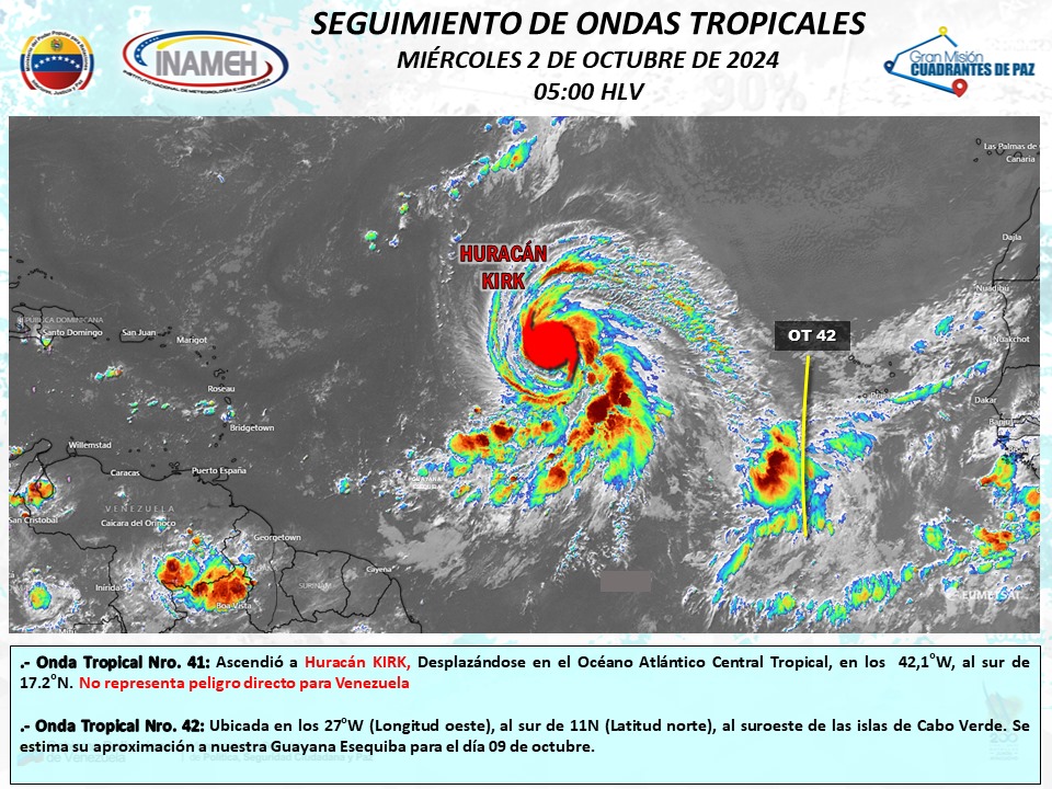 INAMEH's tweet photo. #2oct #INAMEHInforma *Seguimiento de Ondas Tropicales*. #FelizMiércoles https://t.co/HhzNBdcfDX