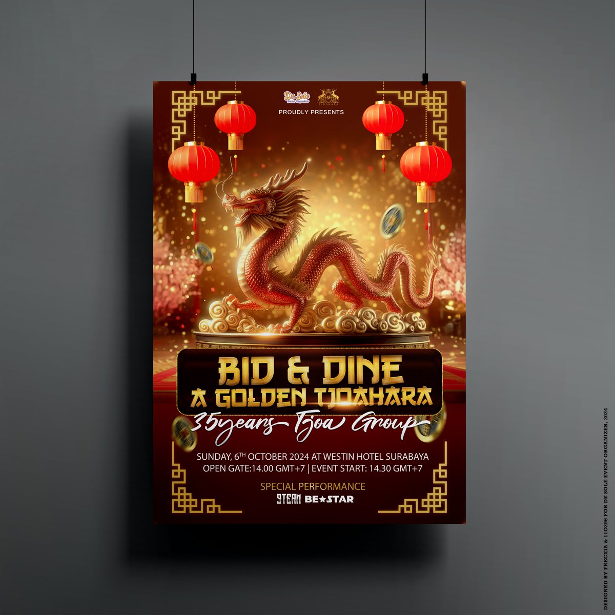 eo_desole's tweet image. ⠀

ㅤLets come and celebrate together for

ㅤ𝗕𝗜𝗗 &amp;amp; 𝗗𝗜𝗡𝗘:  𝗔 𝗚𝗢𝗟𝗗𝗘𝗡 𝗧𝗝𝗢𝗔𝗛𝗔𝗥𝗔
ㅤ35th Years of Tjoahara Group  —  ⋆˙⟡

ㅤSun, 6 October 2024 — 14.30 GMT+7
ㅤat The Westin Hotel Surabaya, INA.

⠀