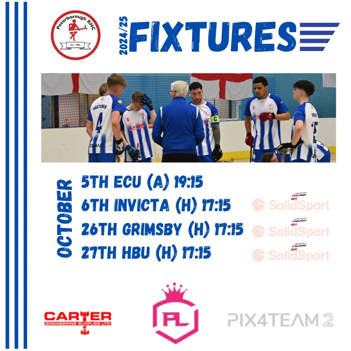 PeterboroughRHC's tweet image. Premier League October fixtures
#Peterborough #PRHC #Rollerhockey #rinkhockey #rollersports