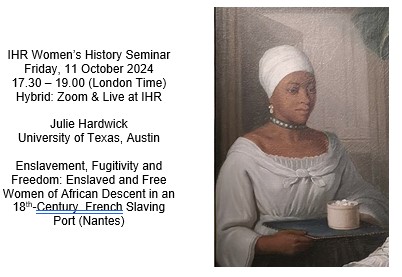IHR Women's History Seminar tweet media
