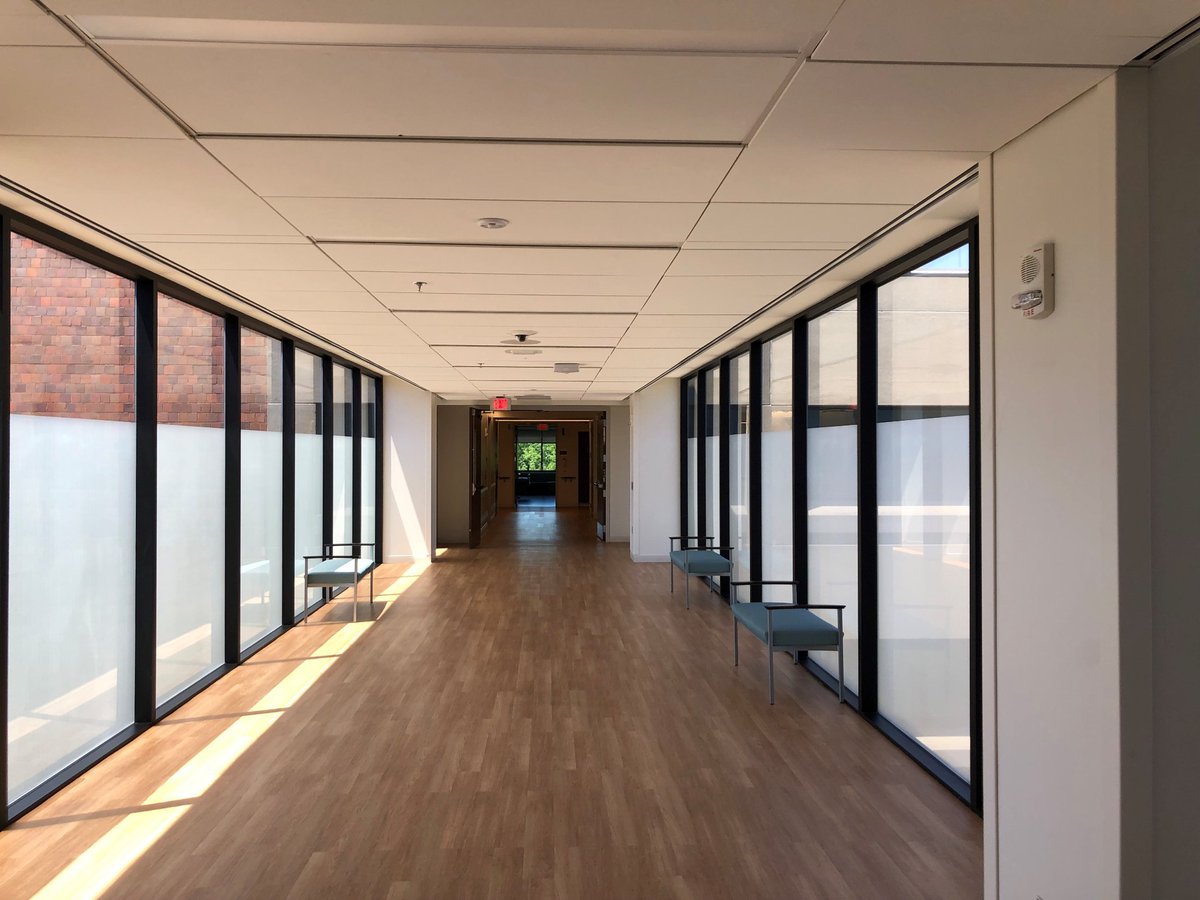 The Albert M. Higley Co. has completed the renovation of Southwest General Health Center's maternity department in Middleburg Heights, OH! The project included birthing spaces and a sky bridge, finished on time and on budget with NV5 and Perspectus Architecture. #construction