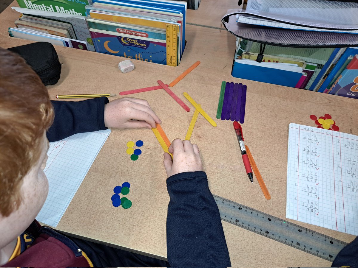 Mr. Leahy's 3rd Class busy working on subtraction and renaming. <a href="/ERSTIRELAND/">ERST</a>