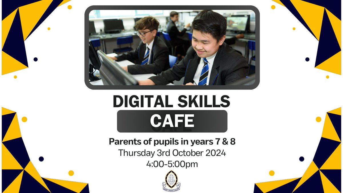 Reminder - Tomorrow evening between 4 and 5pm we have a digital skills cafe taking place for the parents of pupils in years 7 and 8. If you would like to attend this event please can you complete the following registration form - forms.office.com/Pages/Response…