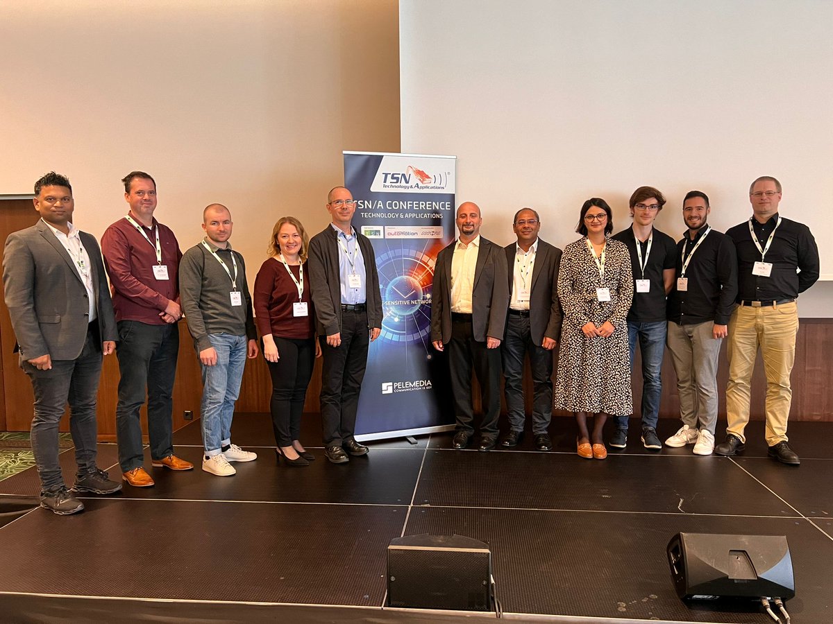 DETERMINISTIC6G participating and contributing to the TSN/A conference in  Stuttgart, Germany.