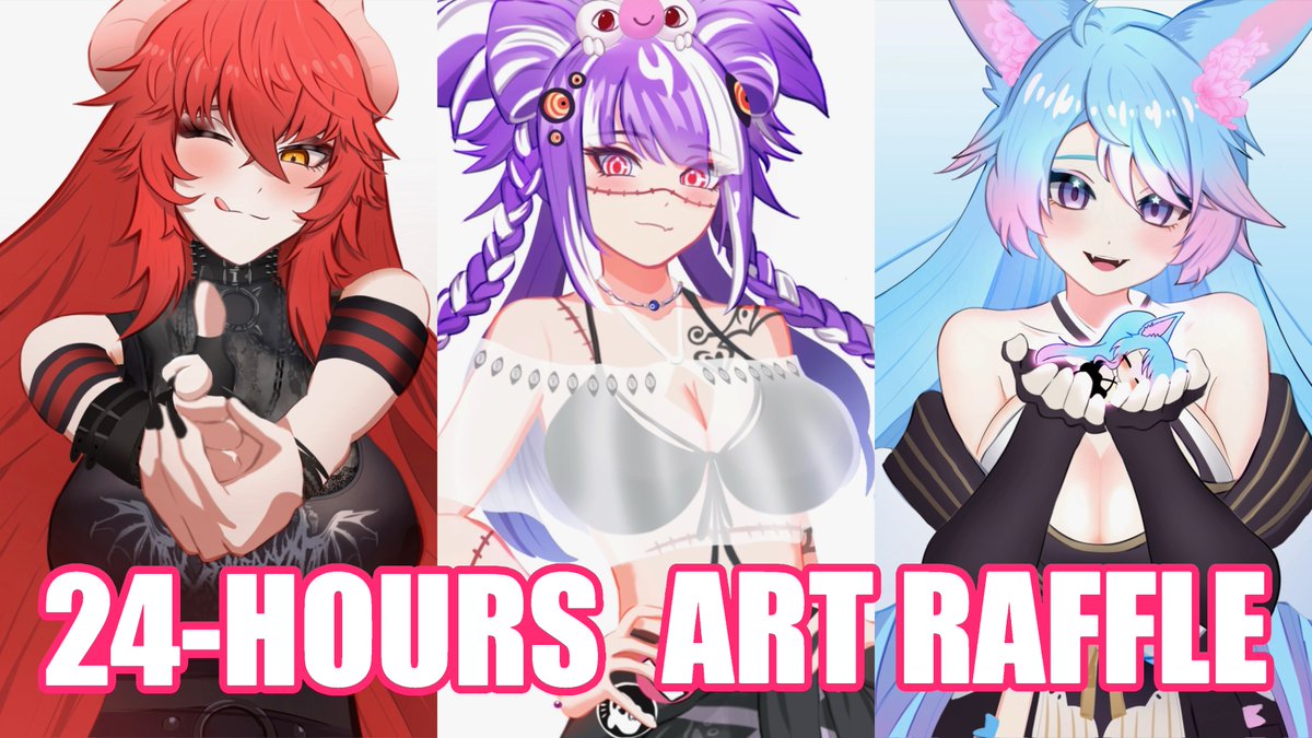 kaneshirokyoko's tweet image. 🎨24 HOURS ART RAFFLE🎨

Art raffle to celebrate 500+ followers!
1 winner will get bust-up illustration.

How to enter:
 - Follow me 
 - Like + Repost 
 - Reply your reference 

Thank you for all the support!
Good luck!

#VTuber #ArtRaffle