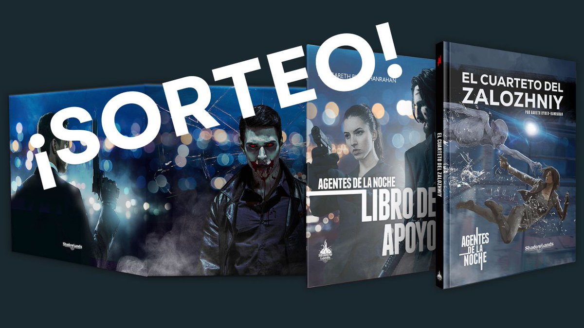 Alerta, #AgentesDeLaNoche 🩸 Vuestra astucia en la lucha contra la conspiración vampírica puede haceros ganar un pack de «El cuarteto del Zalozhniy», que sale el viernes en #preventa ¡Tenemos #SORTEO!
Si quieres participar, dale a 🔄 y sigue leyendo ⤵️

Las reglas del Zalozhniy