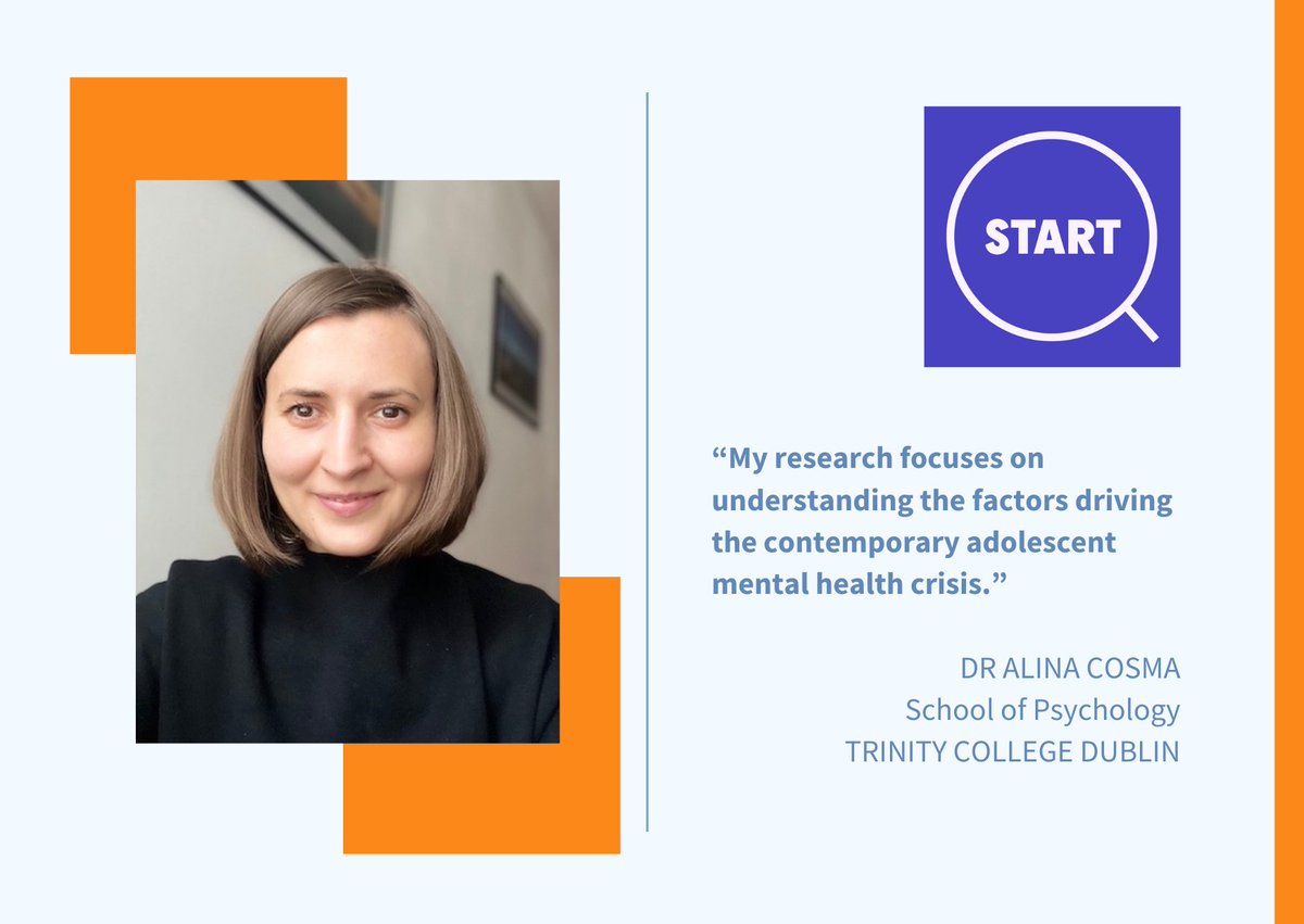 Start Talking About Research Today (@start_ern) on Twitter photo Meet the Researcher! Dr <a href="/AlinaCosma/">alinacosma.bsky.social |Alina Cosma| 🇪🇺</a> from <a href="/PsychologyTCD/">Psychology TCD</a> <a href="/TCDCGH/">Trinity Centre for Global Health, TCD</a> <a href="/TCD_TRiCC/">Trinity Research in Childhood Centre (TRiCC)</a> believes #researchMATTERS because it helps us find solutions to real-world problems.
#EuropeanResearchNight #STARTatERN
🔗start-ern.org Meet the Researcher! Dr <a href="/AlinaCosma/">alinacosma.bsky.social |Alina Cosma| 🇪🇺</a> from <a href="/PsychologyTCD/">Psychology TCD</a> <a href="/TCDCGH/">Trinity Centre for Global Health, TCD</a> <a href="/TCD_TRiCC/">Trinity Research in Childhood Centre (TRiCC)</a> believes #researchMATTERS because it helps us find solutions to real-world problems.
#EuropeanResearchNight #STARTatERN
🔗start-ern.org