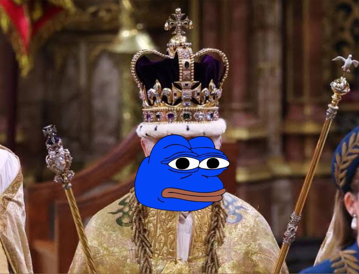 The king of memecoins is on $SUI

$PEPE is bringing the vibes

Feels wavey, man 
🌊 🔵 🐸