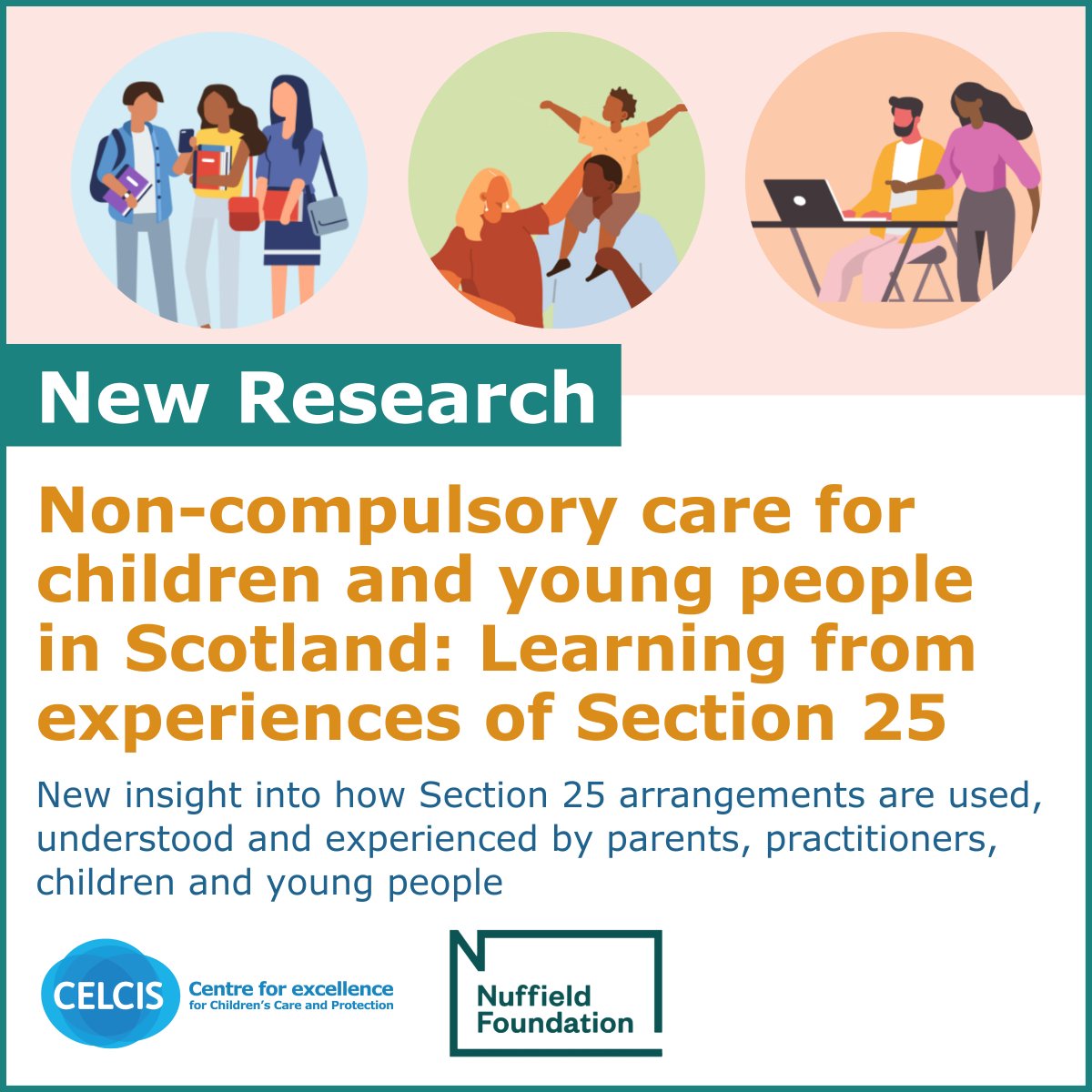 NEWS: New research reveals new understanding of non-compulsory care of children and young people in Scotland: buff.ly/4gMEfPU