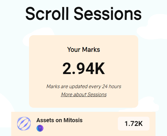Crypto_Benz's tweet image. 📌 @Scroll_ZKP Sessions เพิ่ม Asset จาก Mitosis เข้ามาแล้ว

ตอนนี้เพิ่มคะแนน weETH ใน Mitosis เข้ามาแล้วครับ

เช็ค Mark ของคุณได้ที่ ..
scroll.io/sessions

มีกันกี่ Mark แล้วคับตอนนี้ 😁

#ScrollZKP #Mitosis