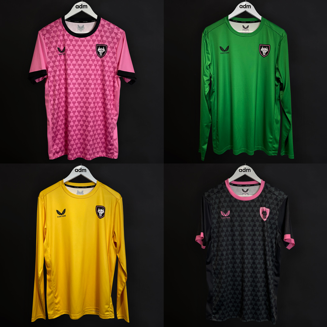 All kits for WNFC, designed and produced by ADM and Castore teamwear!🙌

#adm #makeityours #WNFC #WellbeingOverWinning #jerseyfootball #teamwearsupplier #footballteamwear #Castoreteamwear #CustomKits #performance