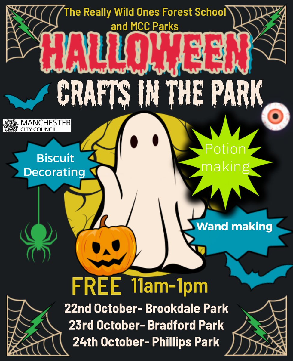 My favourite time of year 🎃

Come and celebrate Halloween on the 23rd October in Bradford park!