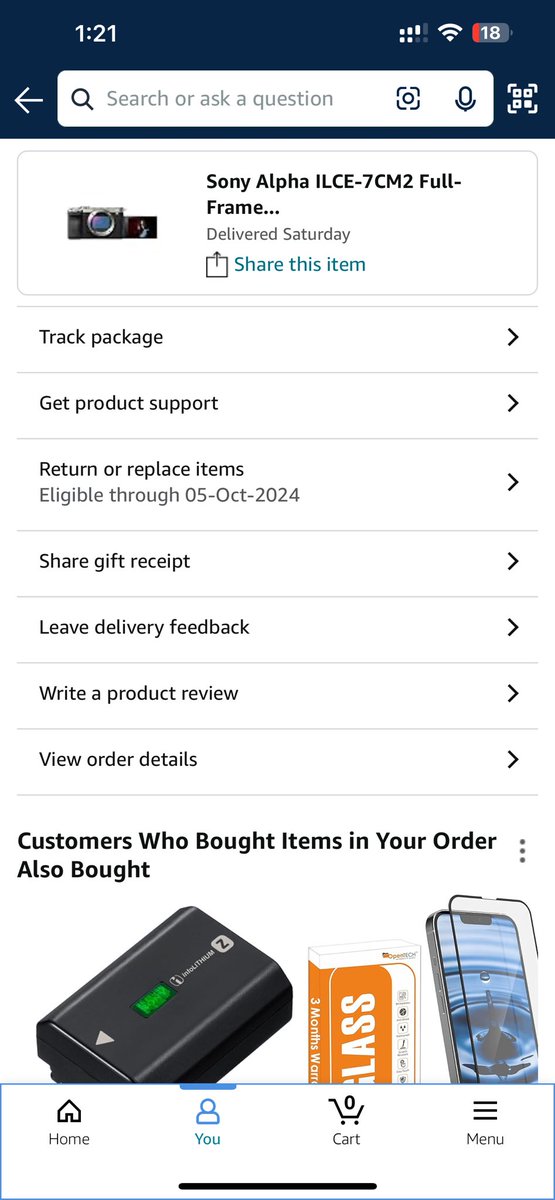 Teenesh_7's tweet photo. @amazonIN @AmazonHelp I ordered a Sony Alpha 7C II but received a completely different camera. Support refused a refund or replacement, citing “policy and terms,” despite me providing all evidence. This is unacceptable. I need urgent help.

Order: 407-5281746-6784328 https://t.co/iyLrCZctBN