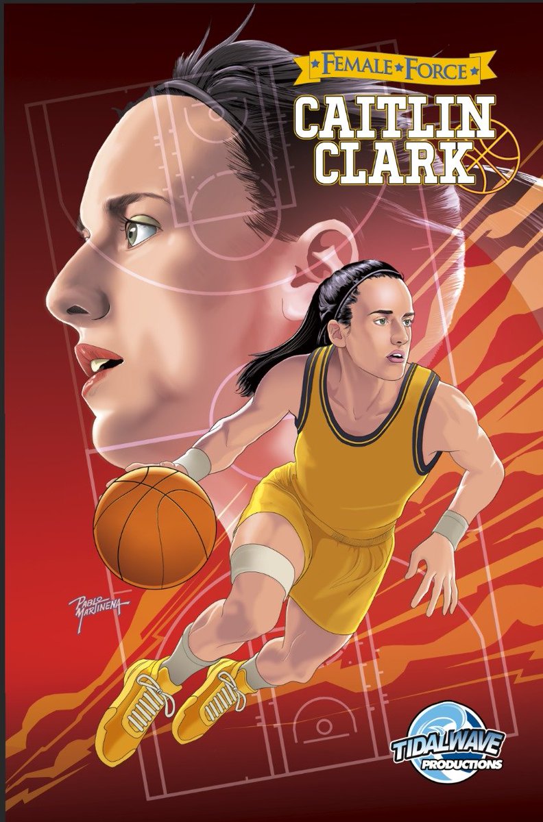 Pablo Martinena (@pablomartinena) on Twitter photo "Female Force" - <a href="/CaitlinClark22/">Caitlin Clark</a>
La joven promesa de la #WNBA de West Des Moines, Iowa, ahora en un cómic biográfico.
Guión: <a href="/michael_frizell/">Michael Frizell</a>
Interiores: Ramon Salas
Arte de Tapa: <a href="/PabloMartinena/">Pablo Martinena</a>
Editor: <a href="/DarrenGD/">Darren Davis</a>
<a href="/TidalWaveProd/">TidalWave Comics</a>
Link en Amazon
shorturl.at/aPOdy "Female Force" - <a href="/CaitlinClark22/">Caitlin Clark</a>
La joven promesa de la #WNBA de West Des Moines, Iowa, ahora en un cómic biográfico.
Guión: <a href="/michael_frizell/">Michael Frizell</a>
Interiores: Ramon Salas
Arte de Tapa: <a href="/PabloMartinena/">Pablo Martinena</a>
Editor: <a href="/DarrenGD/">Darren Davis</a>
<a href="/TidalWaveProd/">TidalWave Comics</a>
Link en Amazon
shorturl.at/aPOdy