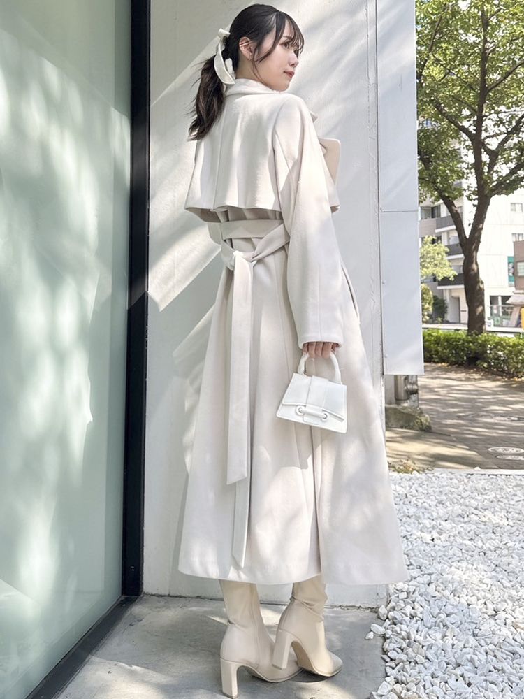 アウター 2WAYカラーレディコートアイボリー レディース dazzlin on X: 