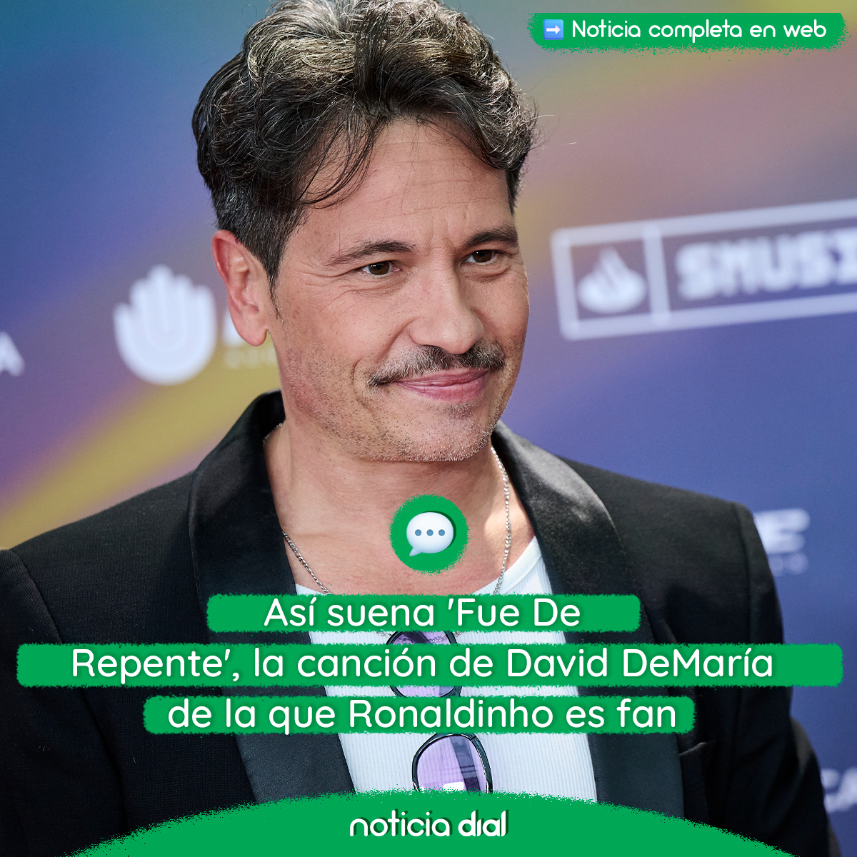 Así suena 'Fue De Repente', la canción de David DeMaría de la que Ronaldinho es fan

<a href="/daviddemaria/">David DeMaría</a>
🔗cdial.es/hlemp2