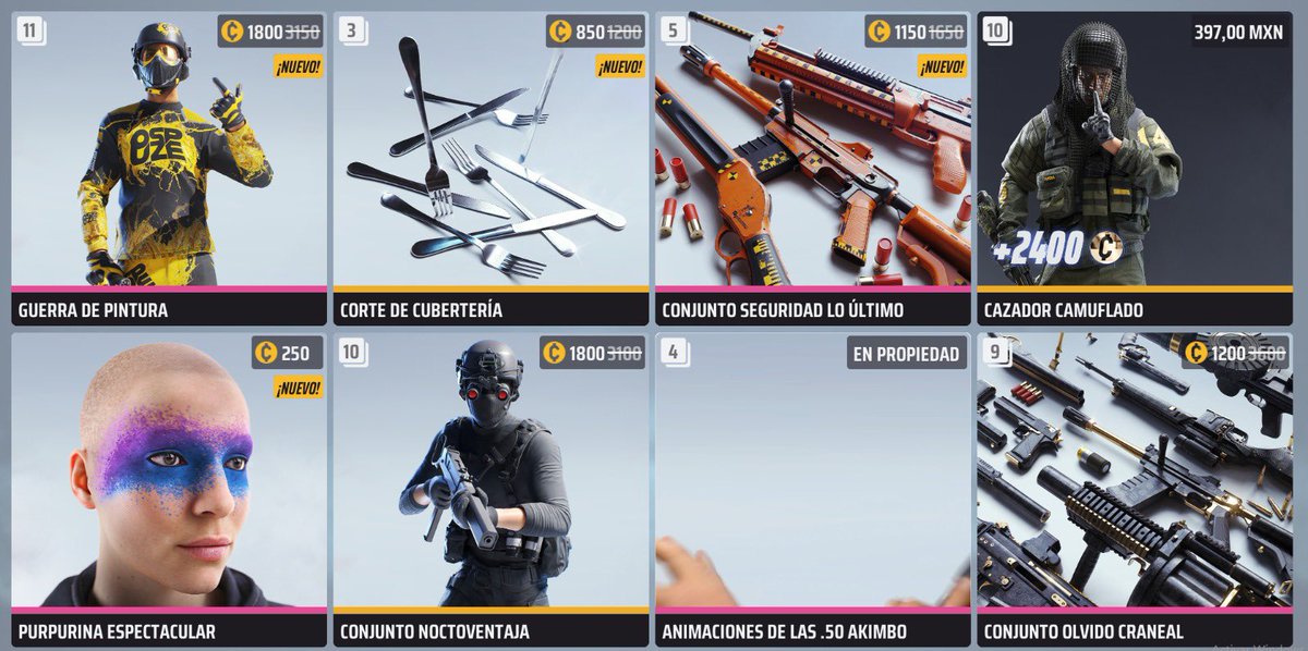 THE_FINALS_ESP's tweet photo. Actualización de la Tienda en The Finals 

Nuevo Skin de Lanza Granadas para personaje Mediano 🏆 https://t.co/ymukHi75p3