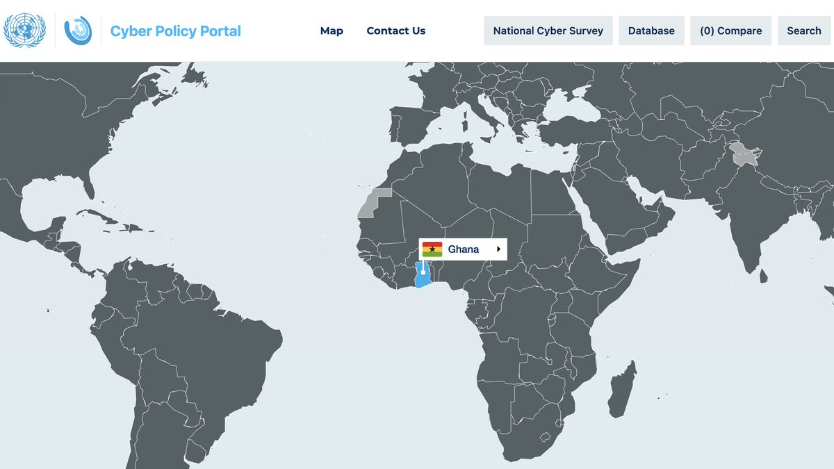 United Nations Institute for Disarmament Research (@unidir) on Twitter photo Did you know that Ghana has a new National Cybersecurity Policy and Strategy? 🇬🇭💻 Head over to <a href="/UNIDIR/">United Nations Institute for Disarmament Research</a>'s Cyber Policy Portal to learn more! ⬇️
🔗cyberpolicyportal.org Did you know that Ghana has a new National Cybersecurity Policy and Strategy? 🇬🇭💻 Head over to <a href="/UNIDIR/">United Nations Institute for Disarmament Research</a>'s Cyber Policy Portal to learn more! ⬇️
🔗cyberpolicyportal.org