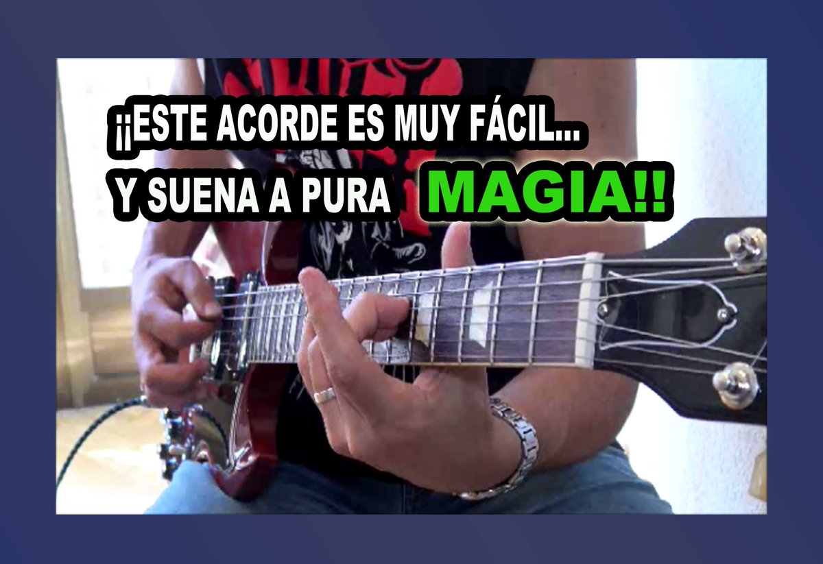 APRENDE EL ACORDE QUE VALE PARA TODO Y SE TOCA CON SÓLO DOS DEDOS (Rock ... youtu.be/hmQmDUvJbyo?si… a través de <a href="/YouTube/">YouTube</a>