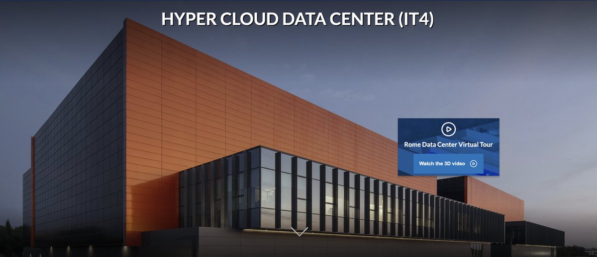 flavioluciani81's tweet photo. #Aruba Hyper #Cloud Data Centre officially opens today in Rome.

Watch here the 3D video: https://t.co/lKAGIvnhaP

For #Namex this is the fifth PoP in Rome where we extend our services and #peering.