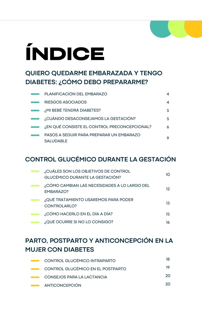 Pues ya lo tenemos!!! material educativo para mujeres con #diabESP que desean gestación.
Un repaso de 360º: preparación, embarazo, parto y postparto. 

Descargable aquí 👉🏼 sediabetes.org/pacientes/mate…