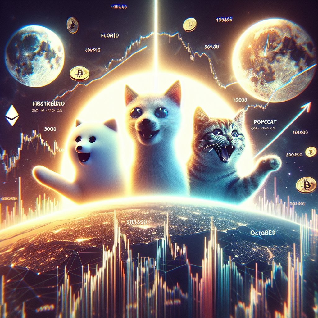 HWSGermany's tweet photo. Erwartungen steigen! 📈 

Die drei Meme-Coins #Floki, #FirstNeiro und #Popcat stehen im Fokus. Analysten fragen sich, ob ihre Kurse im Oktober wieder rasant steigen könnten. 

Wie wird sich der Markt entwickeln? 🚀💭

#Crypto #Memecoins https://t.co/6mHRJ3ycN8