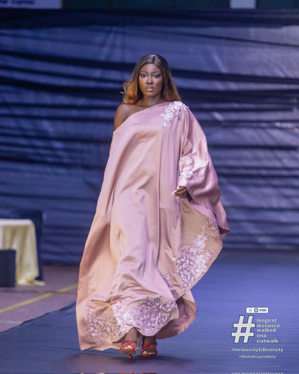 Victory is yours <a href="/thelade_wonder/">Ololade Ayelabola</a>

#OloladeOnTheRunway
#OloladeAyelabola
#LongestDistanceCatwalk
#GuinessBookOfRecord"
