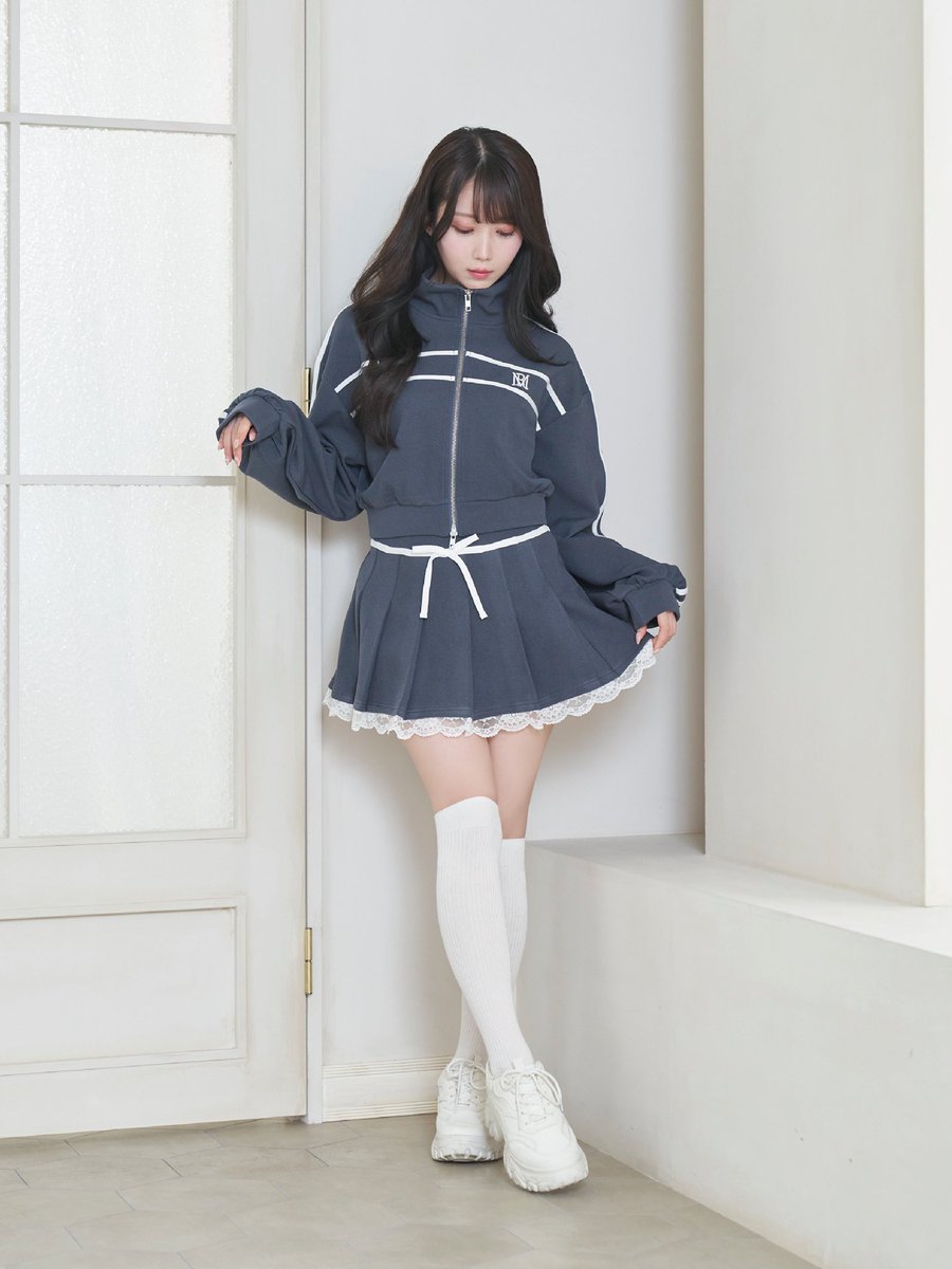 line jersey skirt set – BUNNY APARTMENT