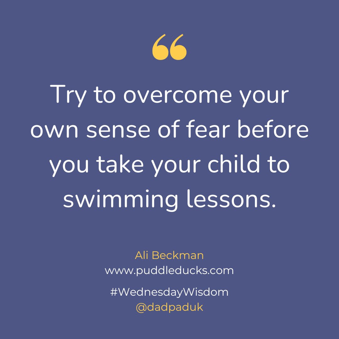The DadPad - hello@thedadpad.co.uk (@dadpaduk) on Twitter photo #WednesdayWisdom
🏊🏾♂️
Worried about taking your baby to swimming lessons? Ali from <a href="/PuddletheDuck/">Puddle Ducks</a> will be sharing some great advice for all nervous dads in our new blog post, on the website on Fri...
🏊🏾♂️
#dadsmatter #babyswimming #aquaphobia #puddleducks #WednesdayWisdom
🏊🏾♂️
Worried about taking your baby to swimming lessons? Ali from <a href="/PuddletheDuck/">Puddle Ducks</a> will be sharing some great advice for all nervous dads in our new blog post, on the website on Fri...
🏊🏾♂️
#dadsmatter #babyswimming #aquaphobia #puddleducks