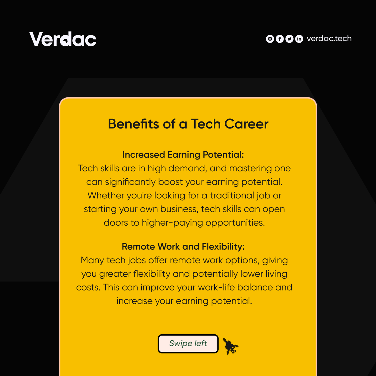 VerdacTech's tweet image. True Financial freedom can&apos;t be achieved by a standard 9-5 however, a 9-5 in a lucrative industry like tech can surpasss this dream.
Take a step in the right direction register for Verdactech November bootcamp!
Visit verdac.tech to begin

#verdactech #learntech #tech