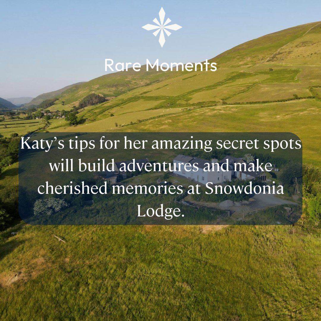 "Discover Katy's secret tips for hidden gems around Snowdonia Lodge ✨ Build your next adventure and create lasting memories in the heart of Snowdonia with Rarebits Collection 🌿 #RareMoments #SnowdoniaLodge #AdventureAwaits"