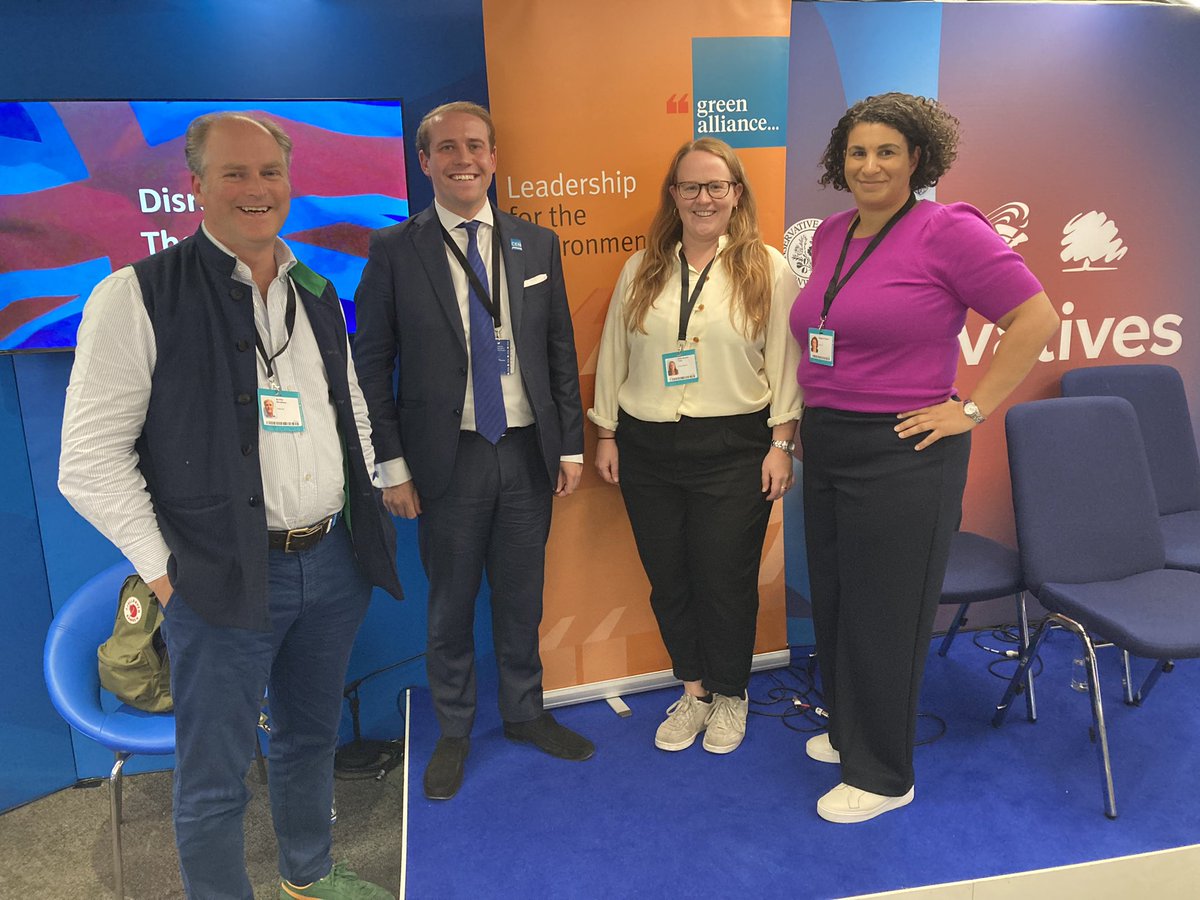 Party conference season is done for another year! 🌱

It’s been a pleasure representing <a href="/GreenAllianceUK/">Green Alliance</a> at events &amp; roundtables, as well as speaking on &amp; chairing numerous panel sessions on the future of environmental policy &amp; politics in the UK. Thoughts to follow after sleep…