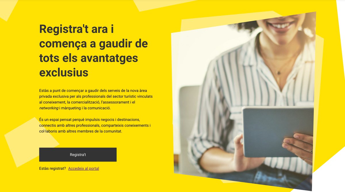 TurismeDIBA (@turismediba) on Twitter photo Agents turístics!🚀 Us convidem a les jornades de presentació d'Intel·litur, l'eina gratuïta de visualització de dades turístiques de <a href="/turismecat/">Turisme</a> que us ajudarà a millorar el màrqueting de la vostra destinació i la presa de decisions🌍📊 <a href="/diba/">Diputació de Barcelona</a>
📝forms.office.com/e/gqnMzKUUHn
🔹Sessió Agents turístics!🚀 Us convidem a les jornades de presentació d'Intel·litur, l'eina gratuïta de visualització de dades turístiques de <a href="/turismecat/">Turisme</a> que us ajudarà a millorar el màrqueting de la vostra destinació i la presa de decisions🌍📊 <a href="/diba/">Diputació de Barcelona</a>
📝forms.office.com/e/gqnMzKUUHn
🔹Sessió